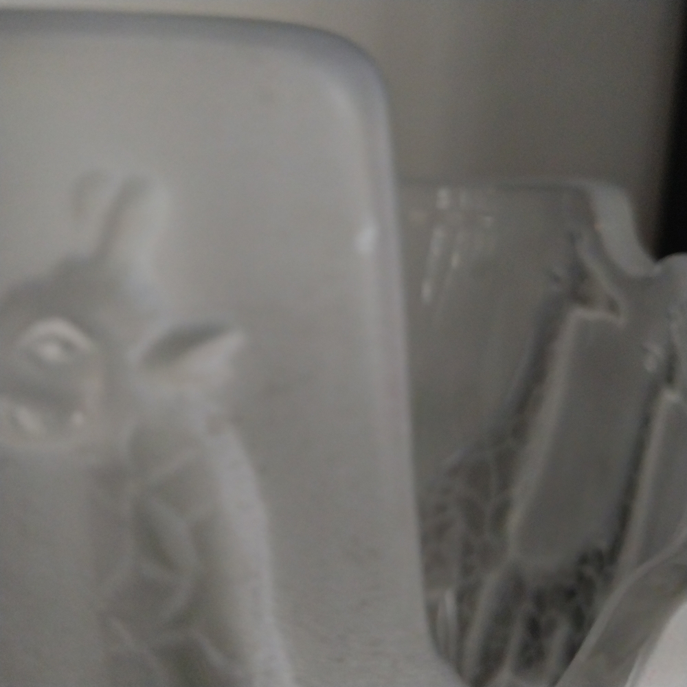 Nachtmann Crystal Glass SAFARI LINE Giraffe Vase 3D Frosted And Clear - Picture 7 of 11